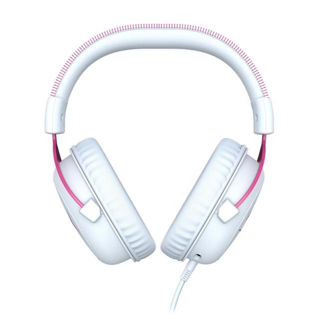 Gaming Earphone HyperX Cloud II Pink, Microphone, Pink/White 