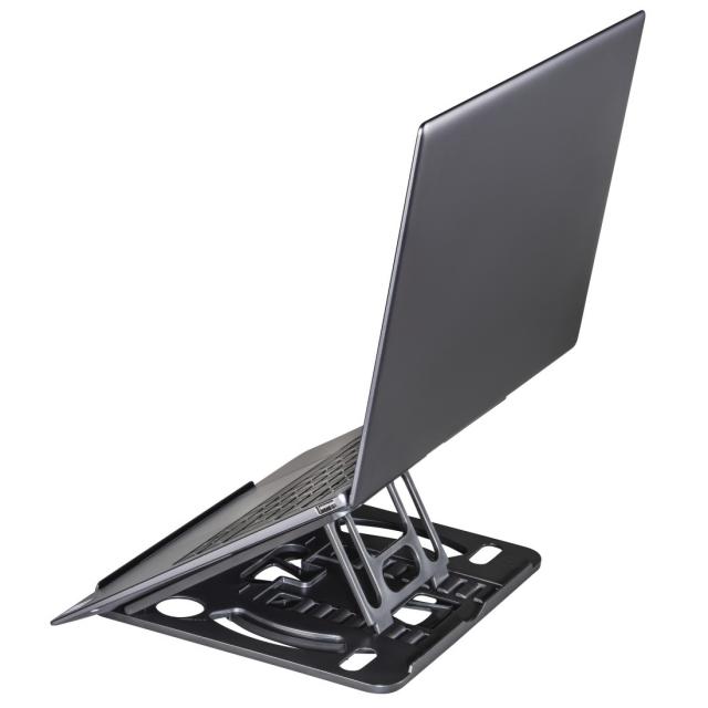 Hama "Rotation" Notebook Stand, 360° Swivel, Inclinable, up to 39 cm (15.4"), black 