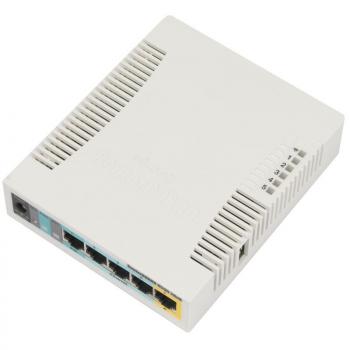 Wireless Access Point MikroTik RB951Ui-2HnD, 2.4Ghz AP, 5x10/100 Ethernet, USB, 600MHz CPU, 128MB RAM