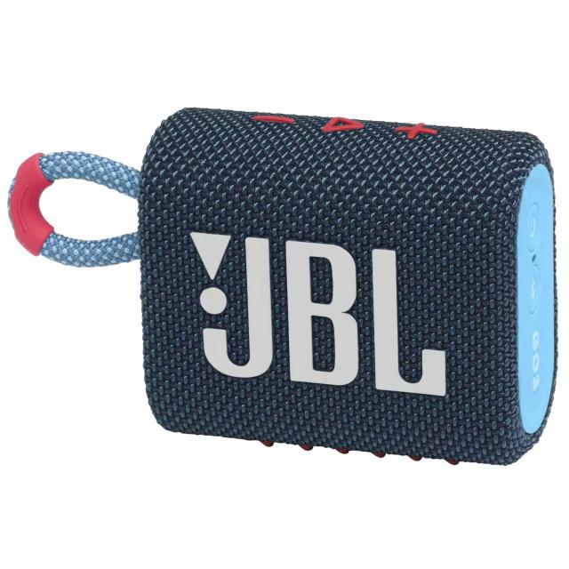 Wireless speaker JBL GO 3 Blue/Pink 