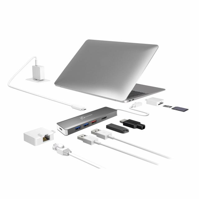 Модулна докинг станция j5create JCD375, 2 модула, USB-C 