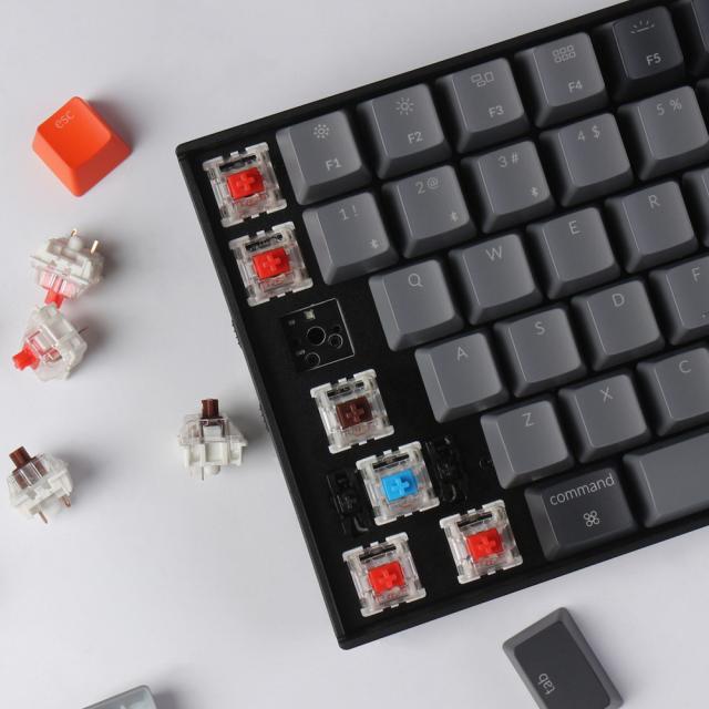 Mechanical Keyboard Keychron K4 Hot-Swappable Full-Size Gateron Blue Switch White LED Gateron Blue Switch ABS 