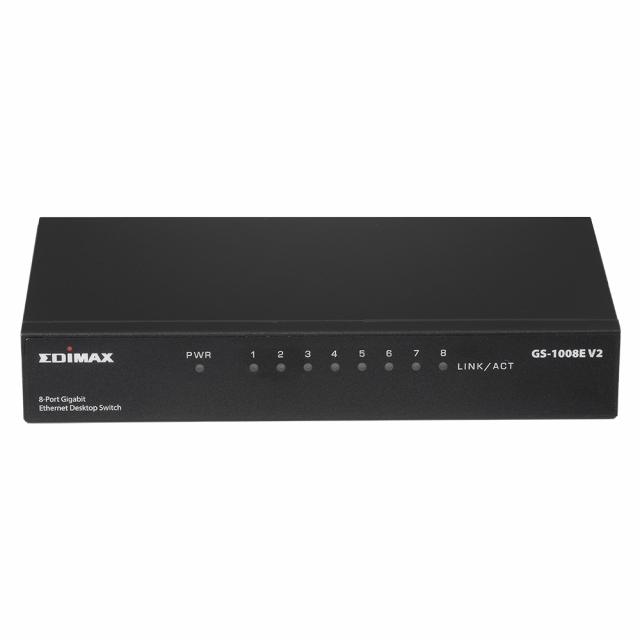 Switch cu 8 porturi EDIMAX GS-1008E V2, Gigabit 