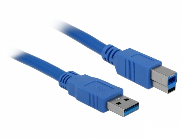 Delock Cable USB-A - USB-B, 3m 