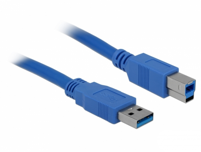 Кабел Delock USB-A - USB-B, 3m 