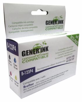 Ink cartridge GENERIK LC123/121/125 BROTHER, (BK-C-M-Y)