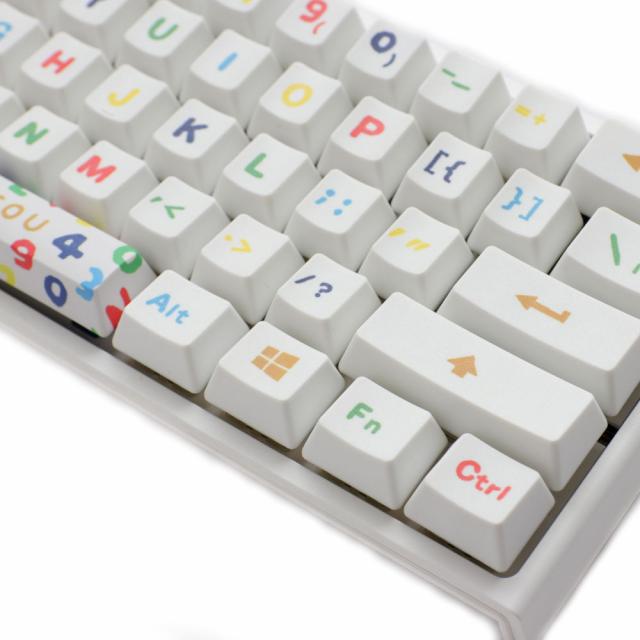 Геймърска механична клавиатура Ducky x SOU SOU One 2 Mini White RGB, Cherry MX Brown 