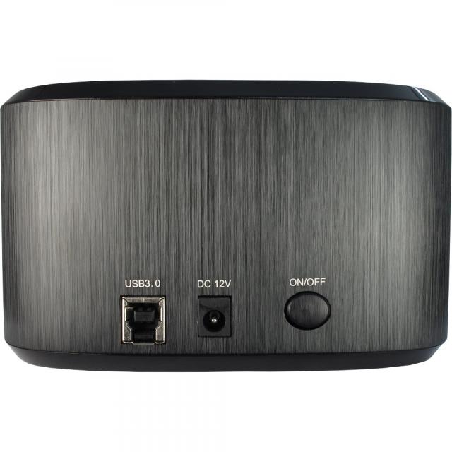 Encryption Dockingstation Inter-Tech Argus GD-PDLK02 for 2.5" or 3.5" SSD/HDD, 256-bit AES Encryption 