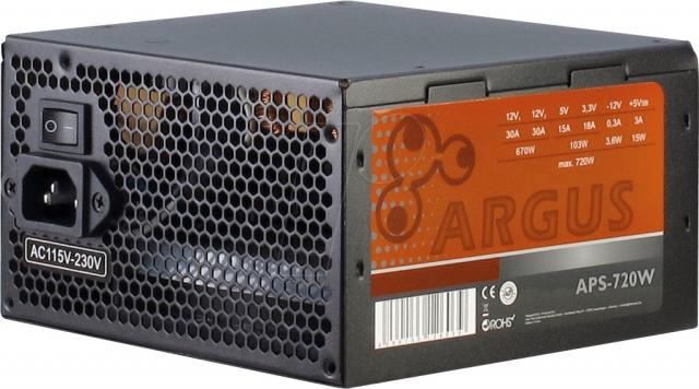 Захранващ блок Inter Tech Argus APS-720W, 720W, ATX, 80+ 