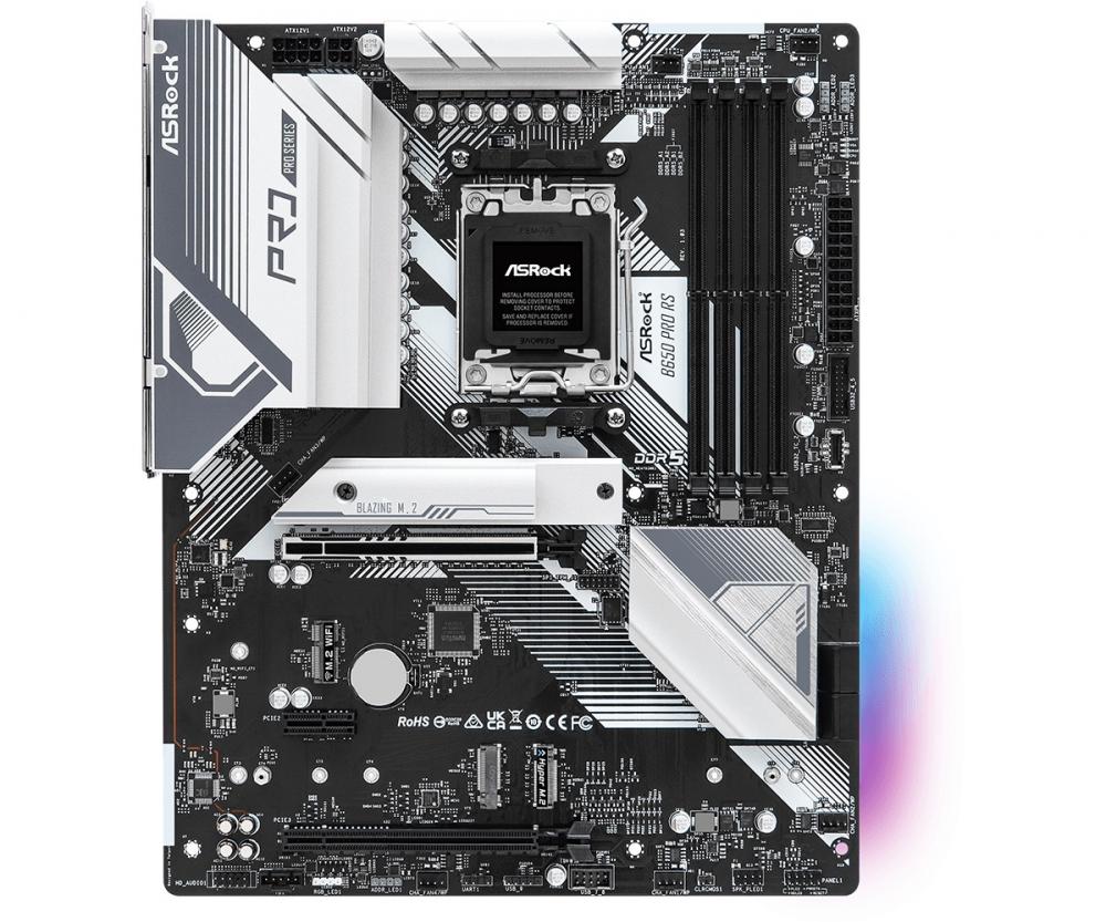 Motherboard ASROCK B650 Pro RS, Socket AM5, ATX, 4xDDR5