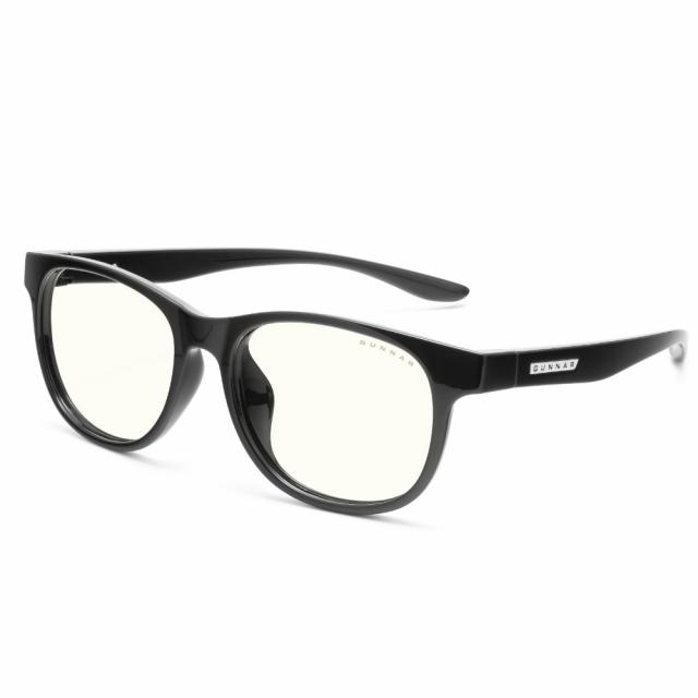 Blue light glasses for kids Gunnar Rush Kids Large, Clear Natural, Black 