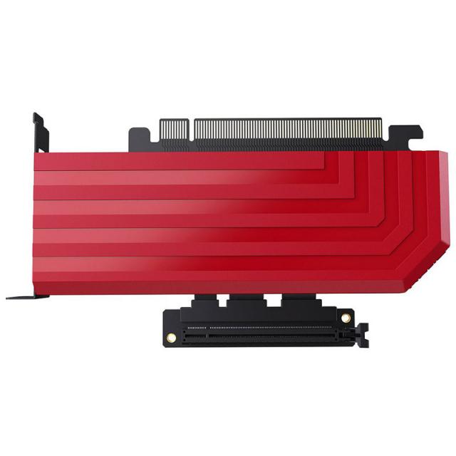 Кабел за вертикален монтаж HYTE PCI-E 4.0 x16 200mm, Червено 