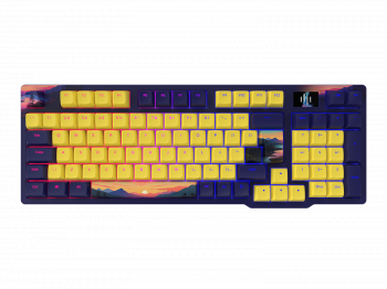 Gaming Mechanical Keyboard Dark Project 98A Sunset RGB  - G3MS Sapphire Switches, PBT