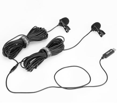 BOYA Digital Dual Lavalier Microphones BY-M3D 