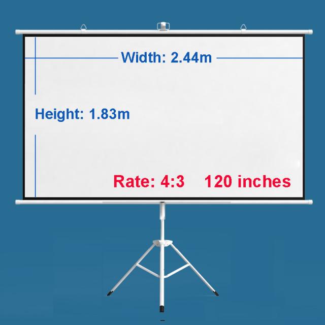 Tripod Projection Screen ESTILLO, 240 x 180, 4:3, White 