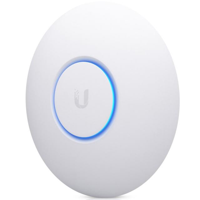 Access Point Ubiquiti UniFi nanoHD, 2.4/5 GHz, 300 - 1733Mbps, 4x4MIMO, PoE, Бял 