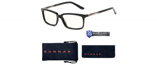 Геймърски очила GUNNAR Haus Onyx, Clear, Черен 