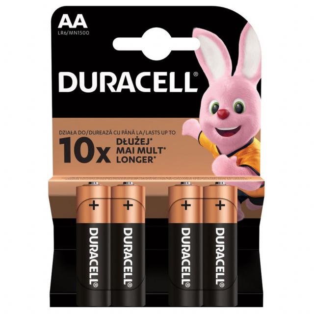 Алкална батерия DURACELL BASIC LR6 /4 бр. в блистер/ 1.5V 