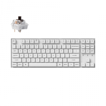 Геймърска механична клавиатура Keychron K8 Pro White K Pro Brown RGB