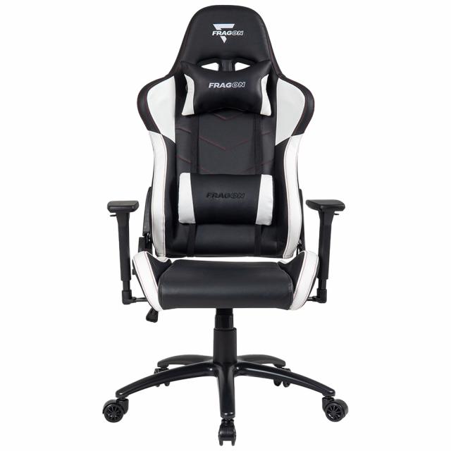 Gaming Chair FragON 3X Series Black/White, Aluminium 