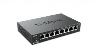 Switch D-Link DES-108/E 8-port 10/100 Metal Housing Desktop Switch