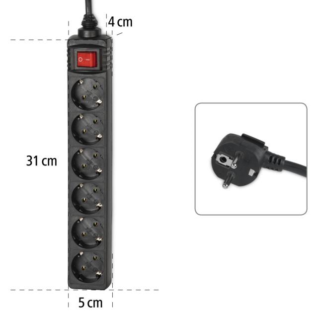 Distribution Panel HAMA, 6-Way, 30394  