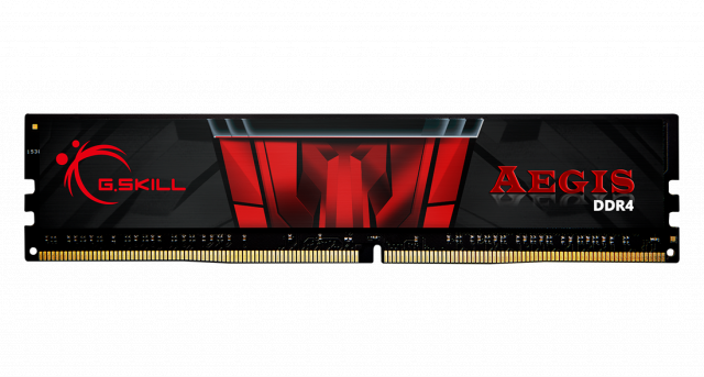 Памет G.SKILL Aegis 16GB DDR4 PC4-21333 2666MHz CL19 F4-2666C19S-16GIS 