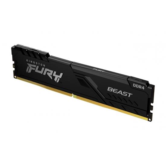 Memory Kingston FURY Beast Black 16GB DDR4 3600MHz KF436C18BB/16 