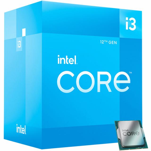 Процесор Intel Alder Lake Core i3-12100, 4 Cores, 3.3GHz, 12MB, LGA1700), 60W, BOX 