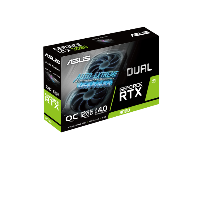 Видео карта ASUS Dual RTX 3060 V2 OC 12GB GDDR6 