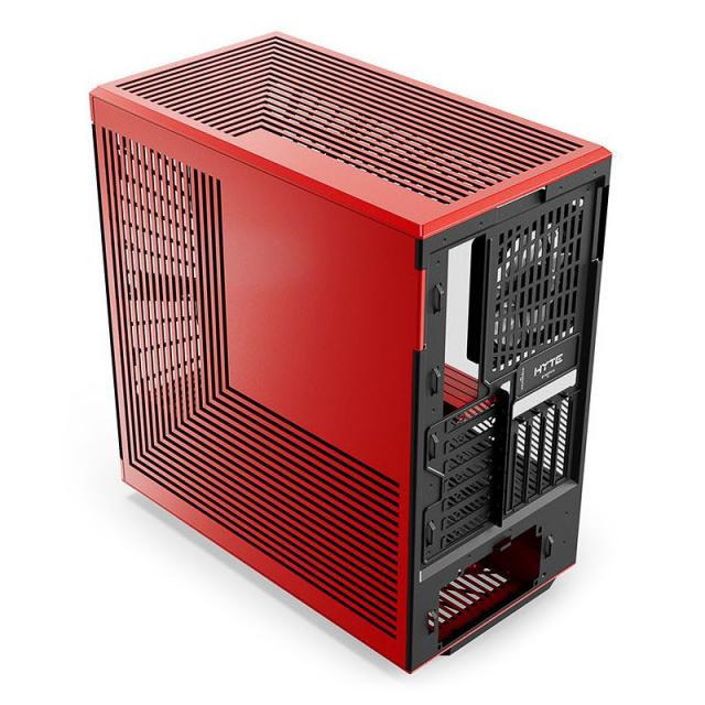 Case HYTE Y40 Tempered Glass, Mid-Tower, Red and Black 