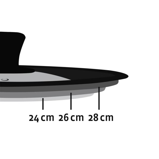 Универсален капак Xavax, С диаметър 24-28 см, 111545 