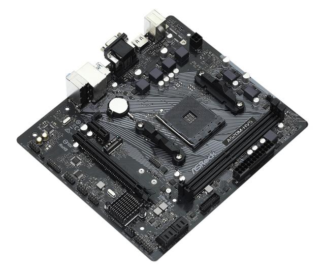 Дънна платка ASRock A520M-HVS, Socket AM4, mATX 