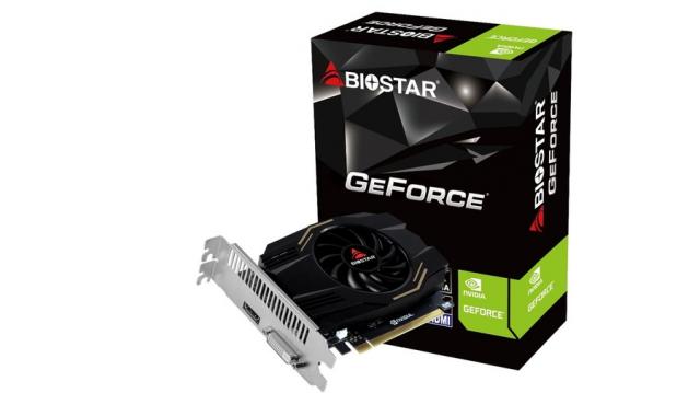 Видео карта BIOSTAR GeForce GT1030, 4GB, DDR4, 64bit, DVI-I, HDMI 