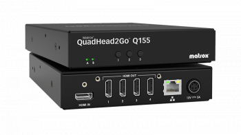 Graphics eXpansion Module Matrox QuadHead2GO Q155 Multi-Monitor Q2G-H4K