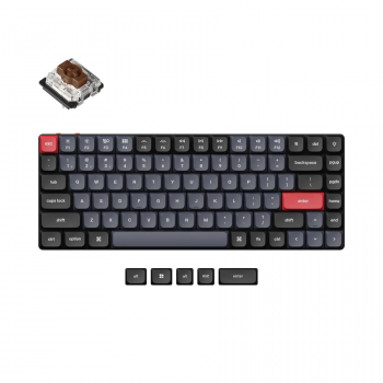 Mechanical Keyboard Keychron K3 Pro White QMK/VIA - HS, Low Brown Switch