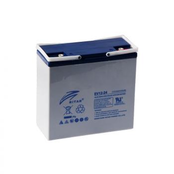 Lead Battery /for electric vehicles/ (EV12-24) AGM  12V / 24Ah -182.5 / 78.5 /170 mm  RITAR