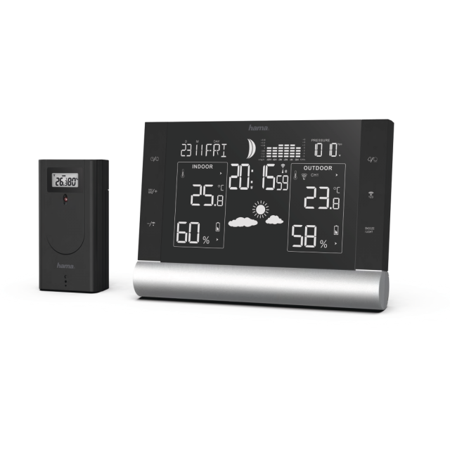 Hama "Black Line Plus" Weather Station, 186418 