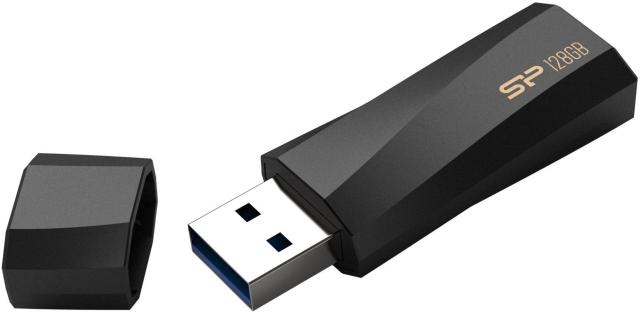 USB памет SILICON POWER Blaze B07, 128GB, USB 3.2, Черна 