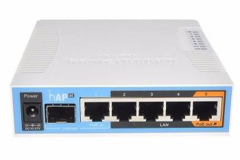 Безжичен Access Point MikroTik hAP AC RB962UiGS-5HacT2HnT, 5x 10/100/1000, USB 2.0