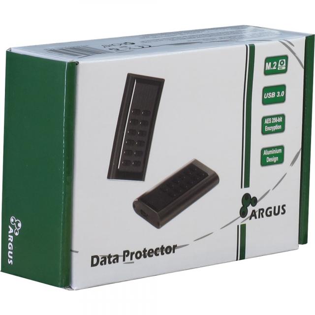 Чекмедже за SSD Inter-Tech Argus GD-MSLK01 M.2 USB 3.0, 256-bit AES Encryption 