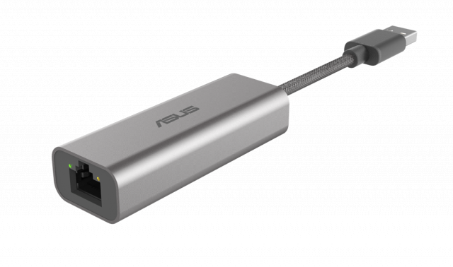 Мрежова адаптер ASUS USB-C2500 USB-Type A, RJ45 2.5G/1G/100Mbps 