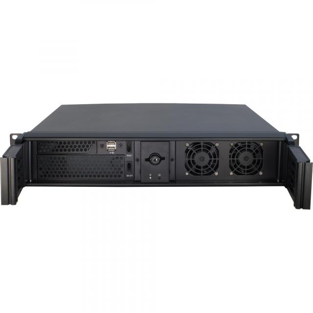 Кутия за сървър InterTech IPC 2U 2098-SK - Classic 19" Rack, Mini ITX, μATX 