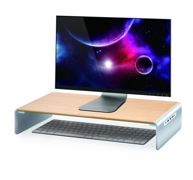 JCT425 Multi-Function Monitor Stand USB Type-C™, 4K HDMI™ & 6-Port USB™ HUB with Power Delivery 