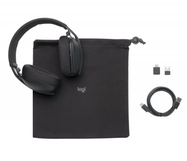 Bluetooth Headset Logitech Zone Vibe 125, Microphone, Black 