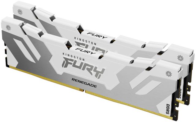 Memory Kingston Fury Renegade White 32GB(2x16GB) DDR5 7200MHz CL38 