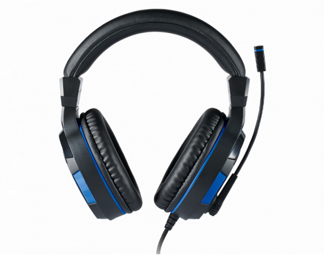 Gaming headset Nacon Bigben PS4 Official Headset V3, Microphone, Black/Blue 