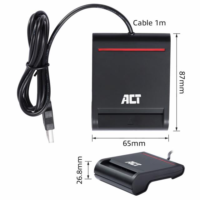 ACT USB 2.0 Smart Card ID reader 