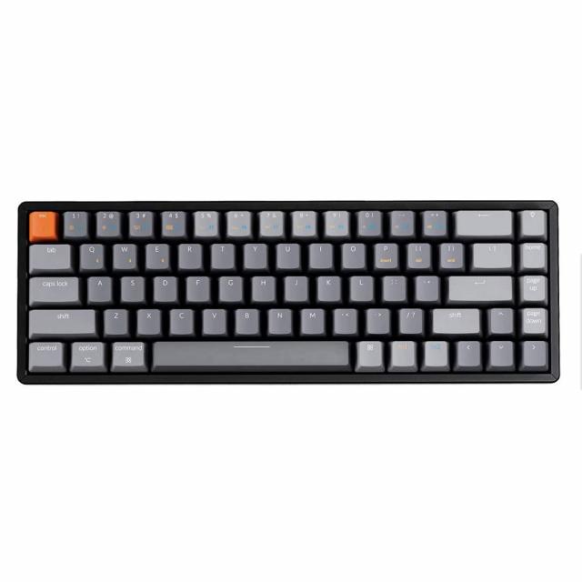 Геймърска Механична клавиатура Keychron K6 Hot-Swappable Aluminum 65% Gateron Blue Switch RGB LED Gateron Blue Switch ABS 