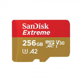 Memory card SANDISK Extreme microSDXC, 256GB